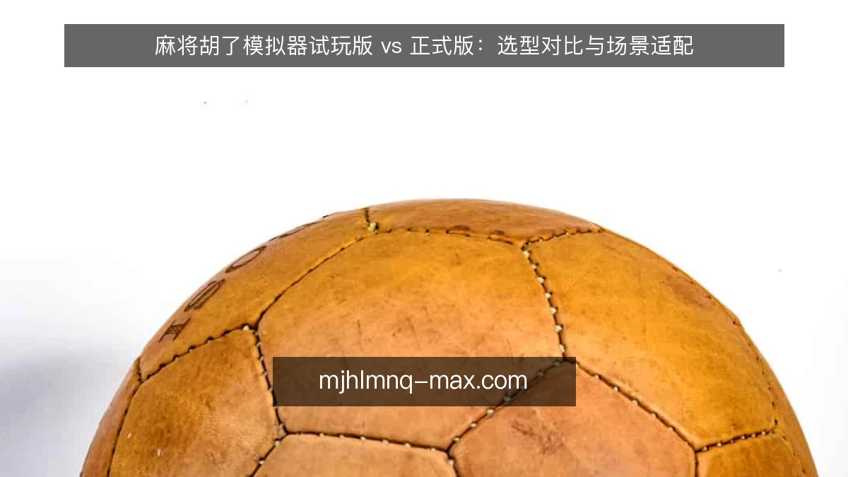 麻将胡了模拟器试玩版 vs 正式版：选型对比与场景适配